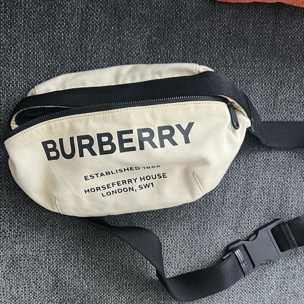Burberry Cream Belt Bag